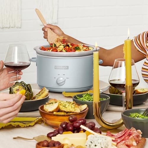 4.5 Quart Manual Slow Cooker – Macaroon Blue - Curated Catalog H7