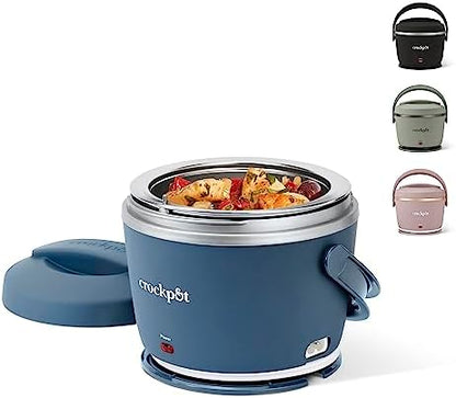 Electric Lunch Box Food Warmer 20oz – Faded Blue - Curated Catalog I5