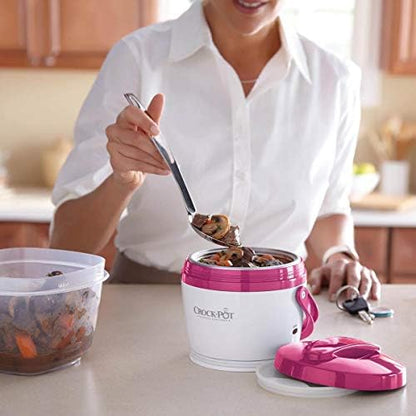 Lunch Crock Portable Food Warmer 20oz – Pink - Curated Catalog D9