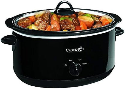 8 Quart Manual Slow Cooker – Black - Curated Catalog W9