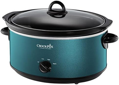 7 Quart Manual Slow Cooker – Turquoise - Curated Catalog L3