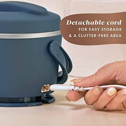 Electric Lunch Box Food Warmer 20oz – Faded Blue - Curated Catalog I5