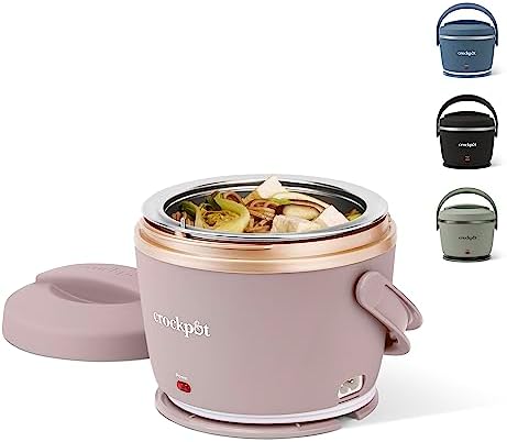 Electric Lunch Box Food Warmer 20oz – Blush Pink - Curated Catalog N7