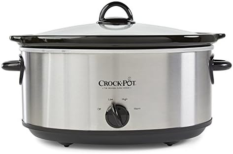 7 Quart Oval Manual Slow Cooker – Stainless Steel - Curated Catalog T4