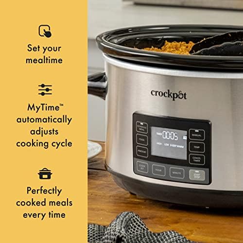 7 Quart Portable Programmable Slow Cooker with Timer - Curated Catalog D8