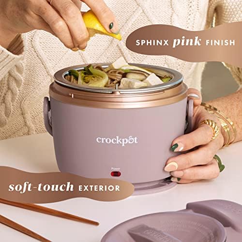 Electric Lunch Box Food Warmer 20oz – Blush Pink - Curated Catalog N7