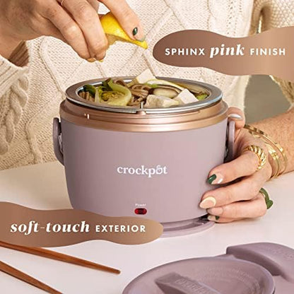 Electric Lunch Box Food Warmer 20oz – Blush Pink - Curated Catalog N7
