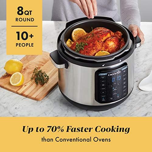 8 Quart Express Crock Multi-Use Pressure Cooker - Curated Catalog T4