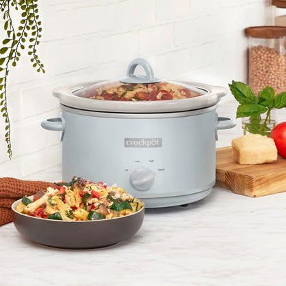 4.5 Quart Manual Slow Cooker – Macaroon Blue - Curated Catalog H7