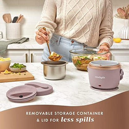 Electric Lunch Box Food Warmer 20oz – Blush Pink - Curated Catalog N7