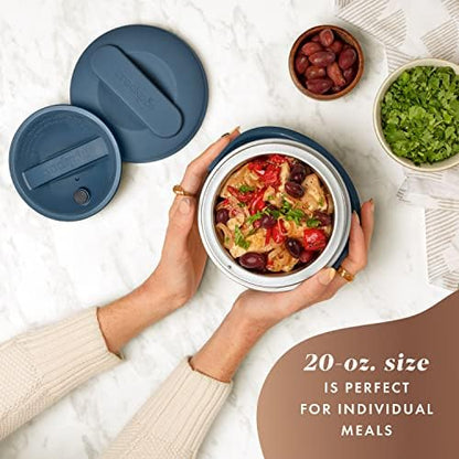 Electric Lunch Box Food Warmer 20oz – Faded Blue - Curated Catalog I5