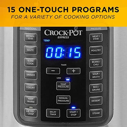 Express Crisp 8 Quart 10-in-1 Pressure Cooker - Curated Catalog C3
