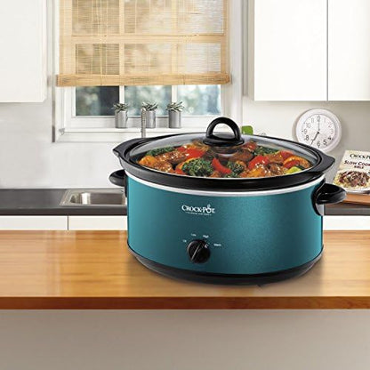 7 Quart Manual Slow Cooker – Turquoise - Curated Catalog L3