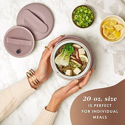 Electric Lunch Box Food Warmer 20oz – Blush Pink - Curated Catalog N7