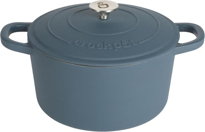 3 Quart Enameled Cast Iron Dutch Oven – Aqua - Curated Catalog W6