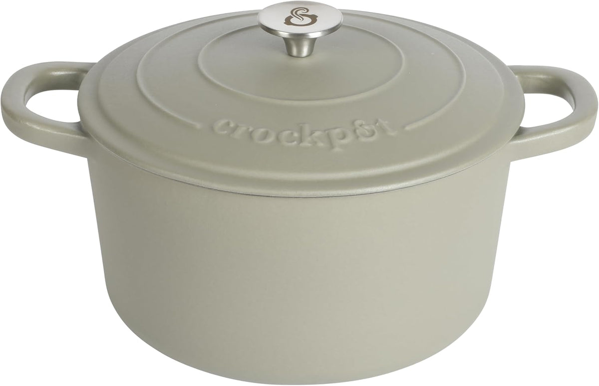 3 Quart Enameled Cast Iron Dutch Oven – Aqua - Curated Catalog H3