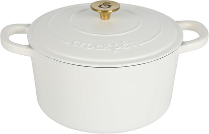 3 Quart Enameled Cast Iron Dutch Oven – Aqua - Curated Catalog W6