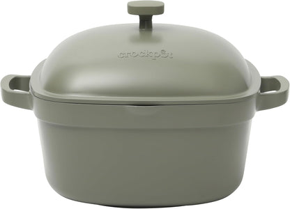 3 Quart Enameled Cast Iron Dutch Oven – Aqua - Curated Catalog H3