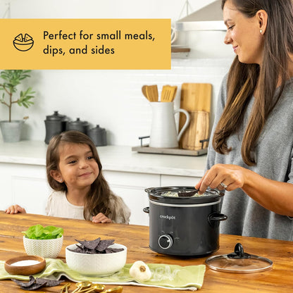2 Quart Mini Slow Cooker – Classic Compact Cooker - Curated Catalog I8